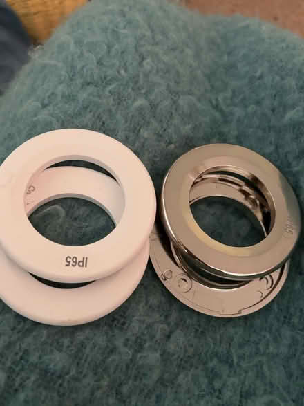 Photo of free 4 rings (from light fitting) ? Making Xmas decorations (Stone Cross BN23) #1