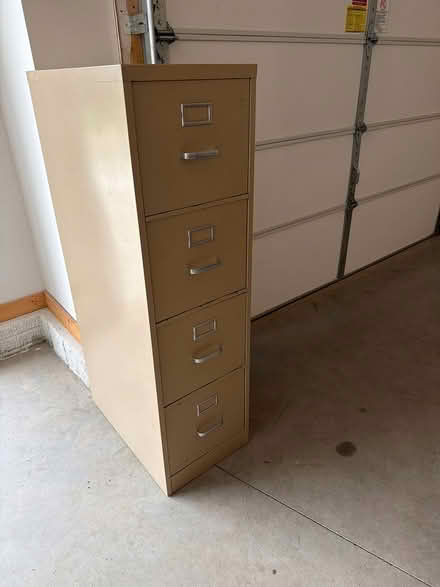 Photo of free 4 drawer file cabinet (Prairie Trails) #1