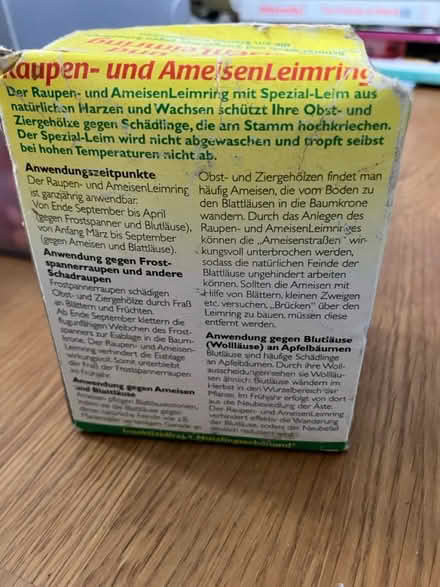 Photo of free Fruit tree insect repellent (Emerson’s Green BS16) #3