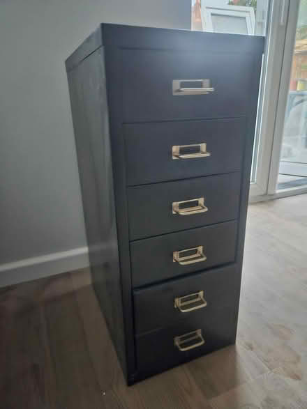 Photo of free Small Metal Filing Cabinet (Morden SM4) #1