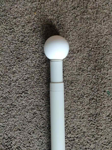 Photo of free Extendable white curtain pole (Liphook GU30) #3