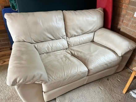 Photo of free Leather 2seater couch (Torquay) #1
