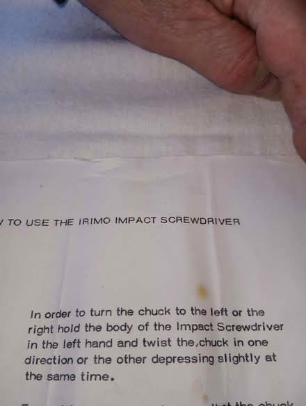 Photo of free Impact screwdriver (Heacham PE31) #2