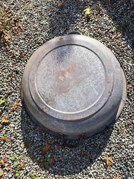 Photo of free Large metal bowl 79 cms (Bransgore BH23) #3