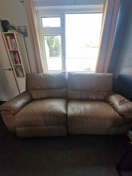 Photo of free Leather Sofa (Odd Down BA2) #1
