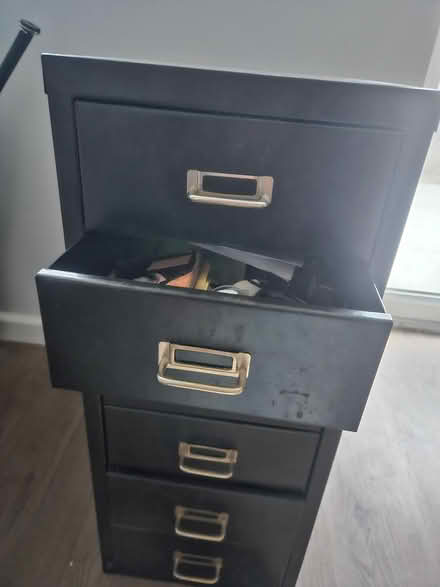 Photo of free Small Metal Filing Cabinet (Morden SM4) #3
