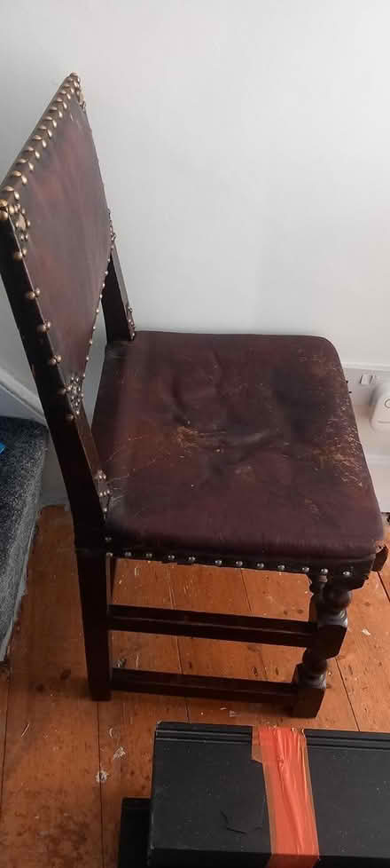 Photo of free Pair of dark wood chairs (Plumstead Common SE18) #2