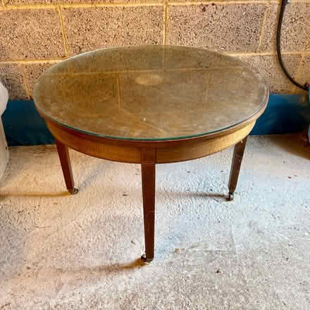 Photo of free Antique table on castors (Wetherby LS22) #1