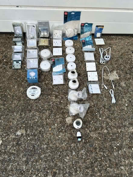 Photo of free Job-lot electrical sockets & switches etc (The Grange Estate SG6) #1