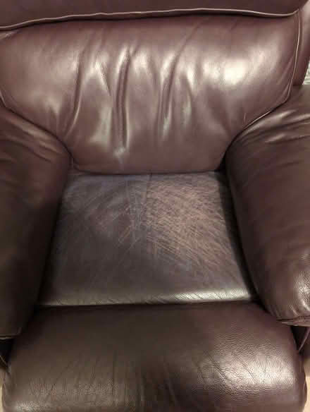 Photo of free Green chair, green sofa, purple chair. (Broughton DN20) #2
