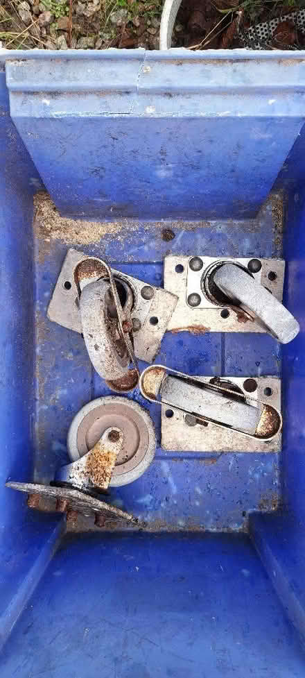 Photo of free Trolley wheels (4) (Underbarrow LA8) #1