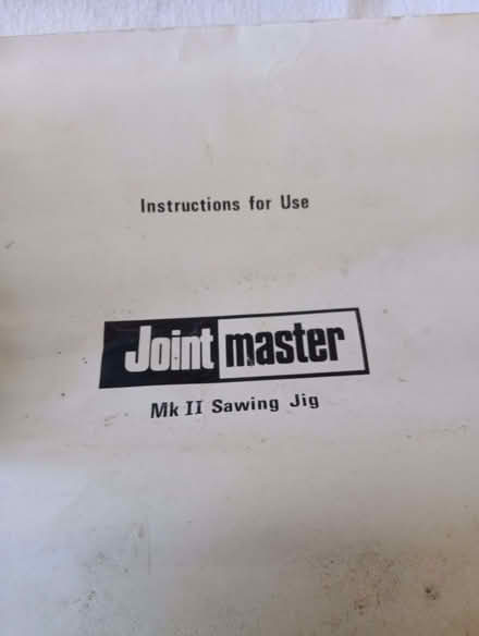 Photo of free Joint master sawing jig (Heacham PE31) #2
