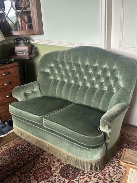 Photo of free Two seater vintage sofa (S35 7DQ) #2