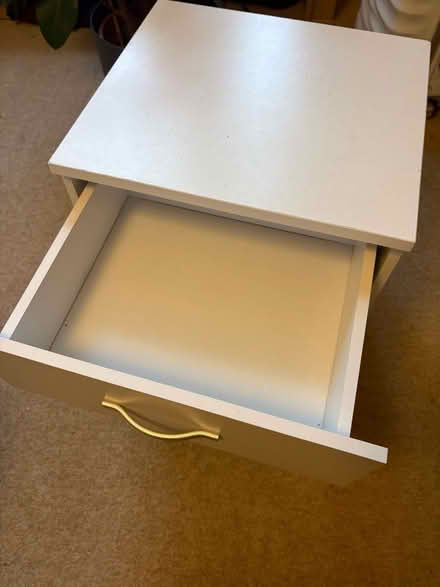 Photo of free White bedside table with drawer (Herne Hill SE24) #2