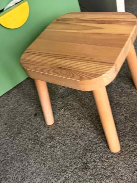 Photo of free Ikea kids flisat table and 2 stools (Baguley, M23) #3
