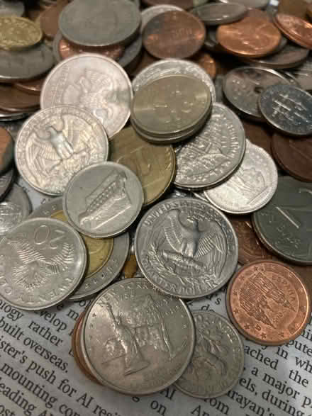 Photo of free Jar full of coins (Finchley road statio) #3