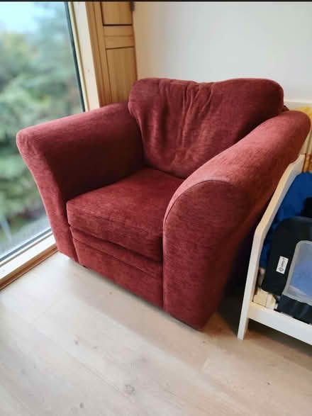 Photo of free Red armchair (Dublin 4) #1