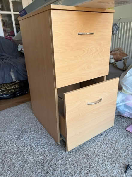 Photo of free Two drawer filing cabinet (Ware, SG12) #1