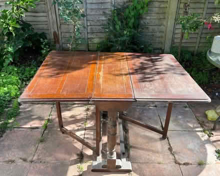 Photo of free Vintage Wood Drop Leaf Table (New Milton BH25) #2