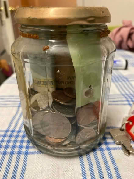 Photo of free Jar full of coins (Finchley road statio) #1