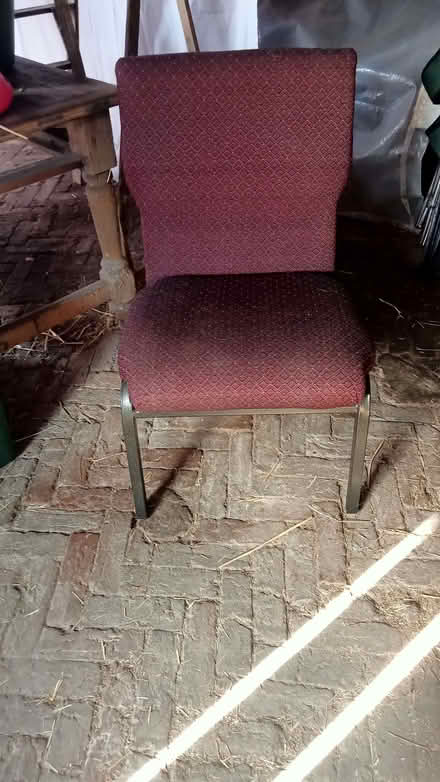 Photo of free Approx 40 stacked chairs, can give singly. (Lewannick PL15) #1