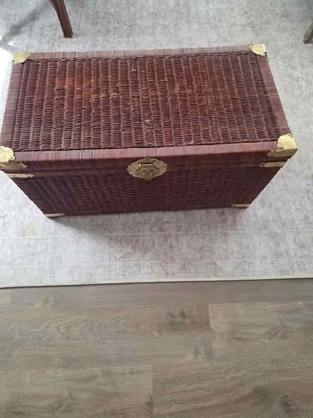 Photo of free woven storage chest (Newark) #1