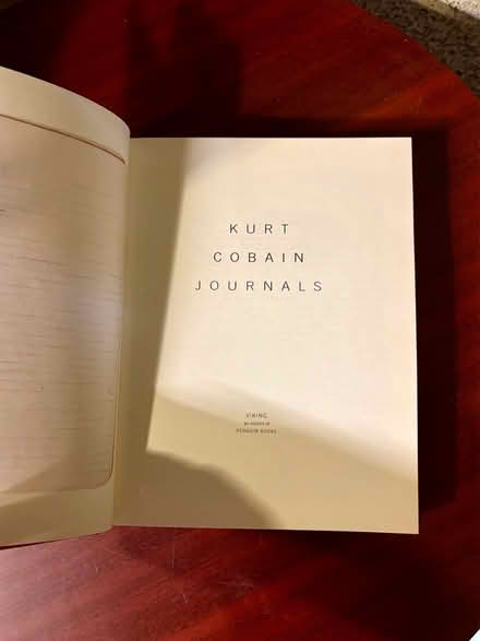 Photo of free Kurt Cobain Journals Hardback (Wetherby LS22) #2