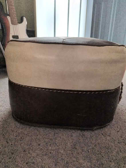 Photo of free Leather pouffe (Leicester Forest East LE3) #2