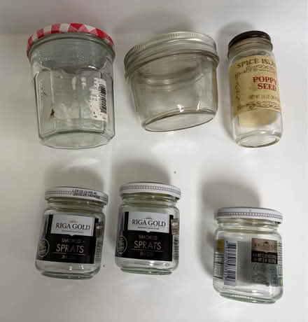 Photo of free Empty glass screw-top jars (Valencia Avenue, Sunnyvale) #2