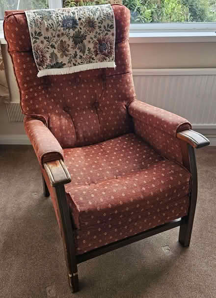 Photo of free Upright chair (Bramley RG26) #1