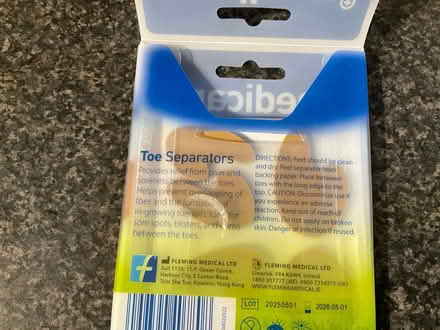 Photo of free Toe separators (Worlds End Burgess Hill RH15 0) #3