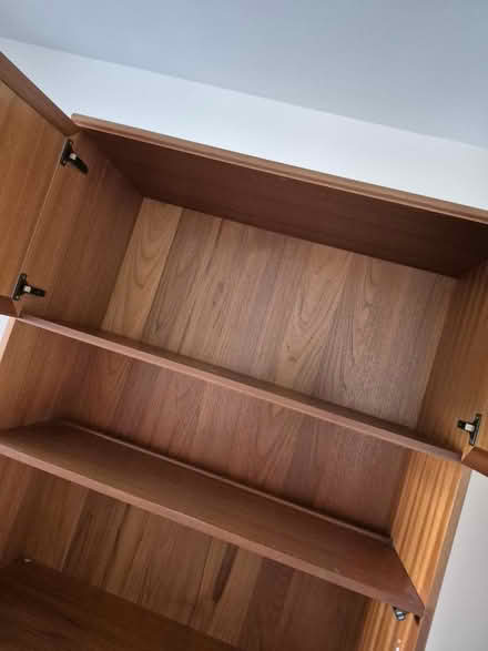 Photo of free Tall wooden shelves (Calow S44) #4