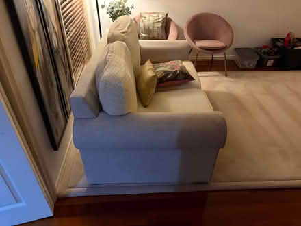 Photo of free Cream 2-seater couch (Chadstone) #2