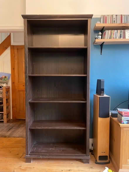 Photo of free Large Ikea Hemnes Bookcase - dark brown (Alcester Lanes End B14) #1