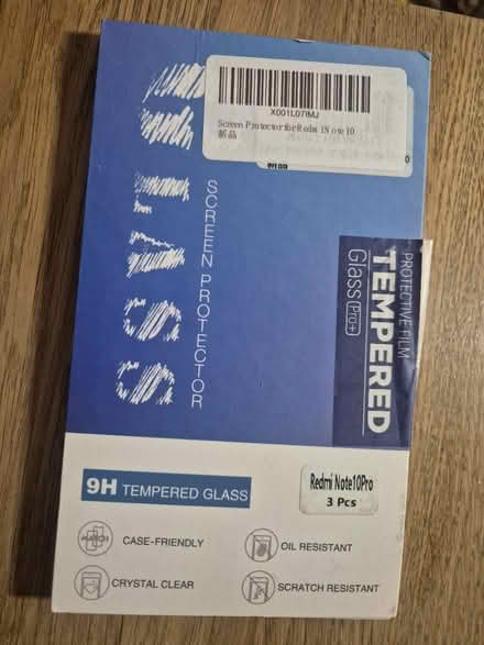 Photo of free Screen protector Redmi Note10 pro (Cambridge Nuns Way CB4) #1