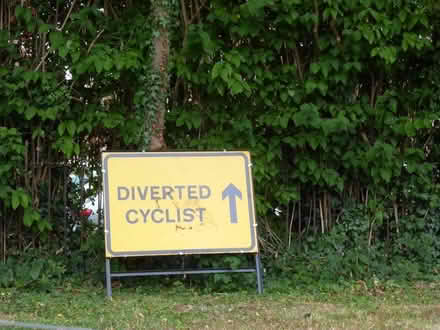 Photo of Road sign stanchion (Kennington OX1) #1