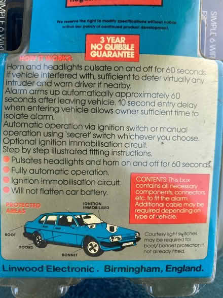 Photo of free Car alarm (Pokesdown BH7) #1