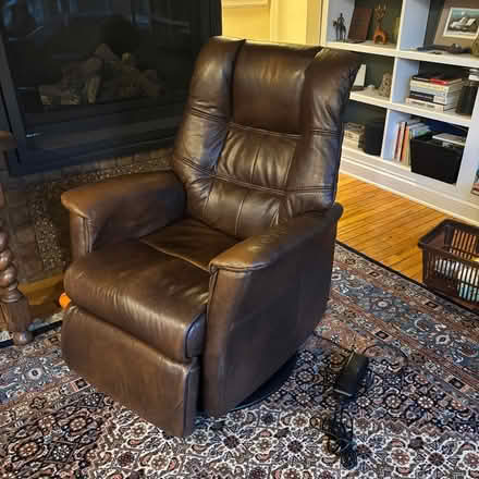 Photo of free Leather recliner (Monona) #1
