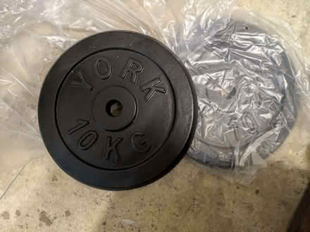 Photo of free 10kg weights (Woodley RG5) #1