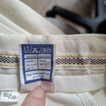 Photo of free Off White Vintage Cricket Trousers (CB4 3) #3