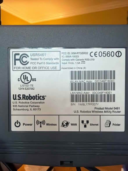 Photo of free Us robotics wireless router (New City NY) #3
