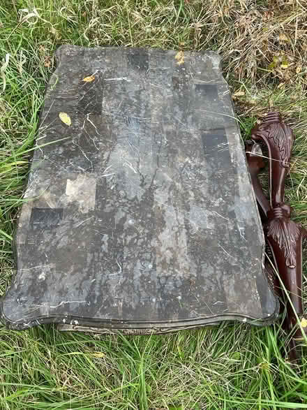 Photo of free Faux marble coffee table (Hinchey Rd, Marion Twp) #1