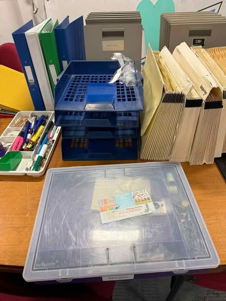 Photo of free Office stationary and files (Salford Quays M5) #3