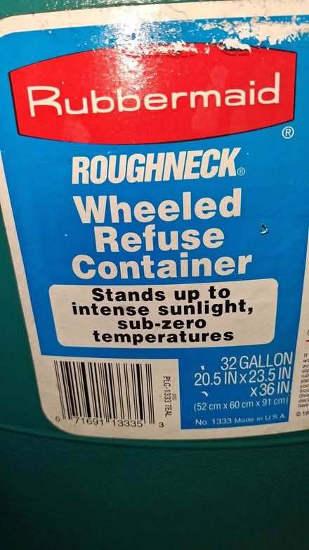Photo of free Wheeled 32 Gal. Container 10031 (Hamilton Heights 10031) #1