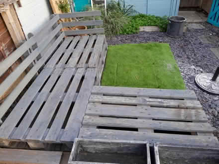 Photo of free Outdoor pallet seats (Tarring west worthing BN13) #3