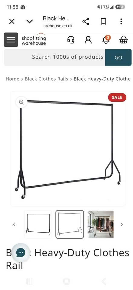 Photo of Clothes rack (Hillsborough S6) #1