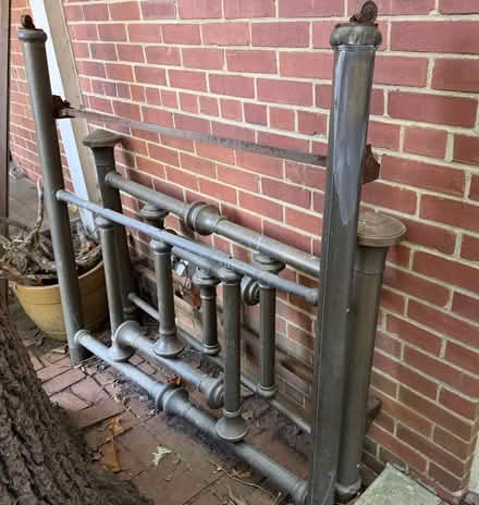 Photo of free Brass Bed Frame Full Size (Below Four Corners) #1