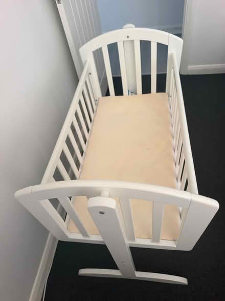 Photo of free Baby cot with mattress (Northolt) #1