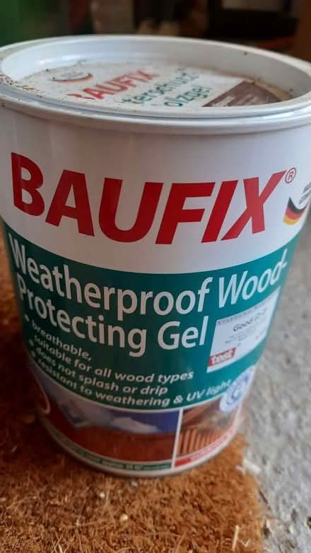 Photo of free Weatherproof wood gel (Byfleet KT14) #1