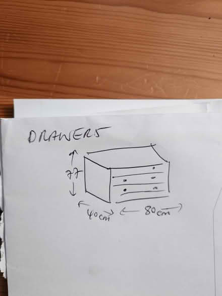 Photo of free solid pine chest of drawers WS151QF (WS15 Upper Longdon) #3